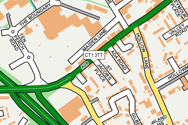 CT1 3TT map - OS OpenMap – Local (Ordnance Survey)