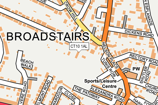 CT10 1AL map - OS OpenMap – Local (Ordnance Survey)