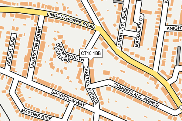 CT10 1BB map - OS OpenMap – Local (Ordnance Survey)