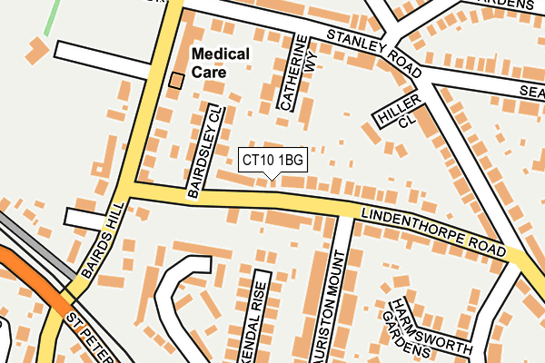 CT10 1BG map - OS OpenMap – Local (Ordnance Survey)