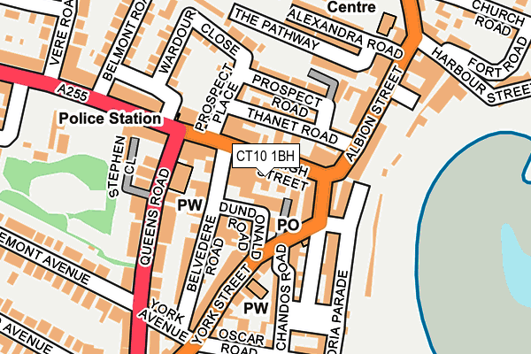 CT10 1BH map - OS OpenMap – Local (Ordnance Survey)