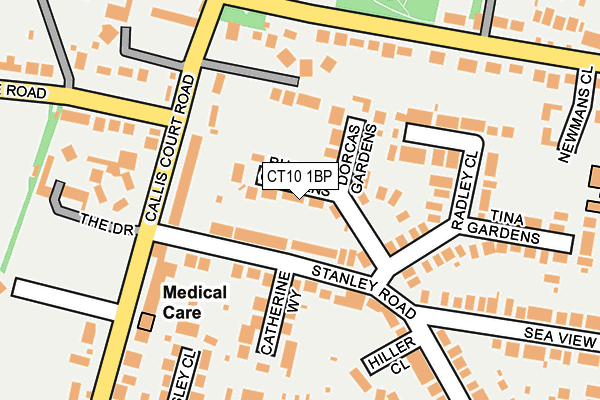 CT10 1BP map - OS OpenMap – Local (Ordnance Survey)