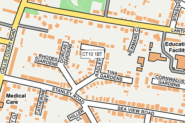 CT10 1BT map - OS OpenMap – Local (Ordnance Survey)