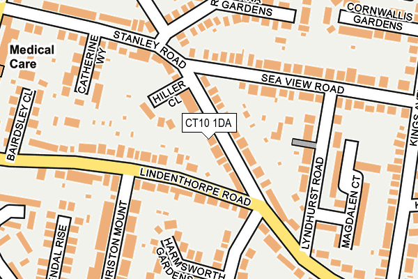 CT10 1DA map - OS OpenMap – Local (Ordnance Survey)