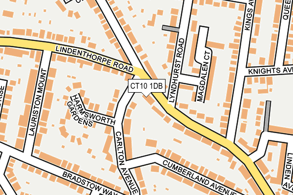 CT10 1DB map - OS OpenMap – Local (Ordnance Survey)