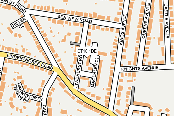 CT10 1DE map - OS OpenMap – Local (Ordnance Survey)