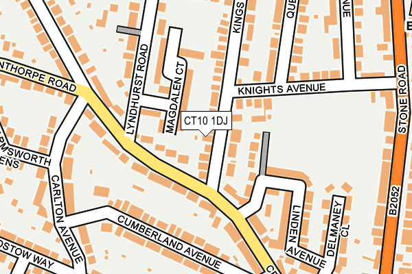 CT10 1DJ map - OS OpenMap – Local (Ordnance Survey)
