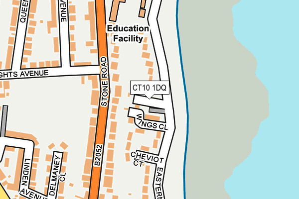 CT10 1DQ map - OS OpenMap – Local (Ordnance Survey)