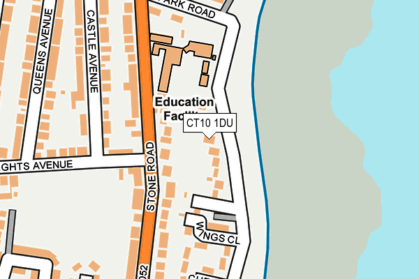 CT10 1DU map - OS OpenMap – Local (Ordnance Survey)