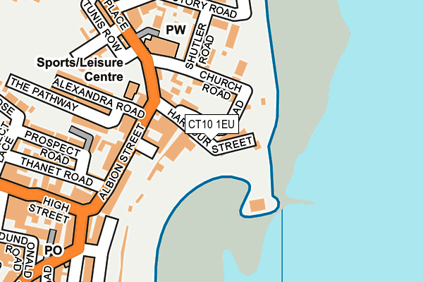CT10 1EU map - OS OpenMap – Local (Ordnance Survey)