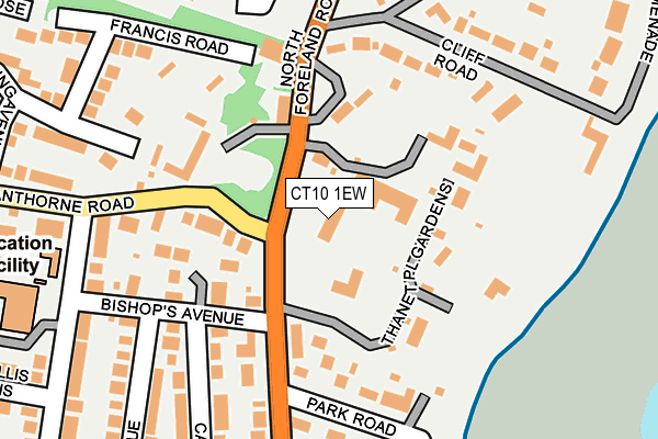 CT10 1EW map - OS OpenMap – Local (Ordnance Survey)