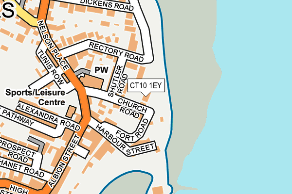 CT10 1EY map - OS OpenMap – Local (Ordnance Survey)