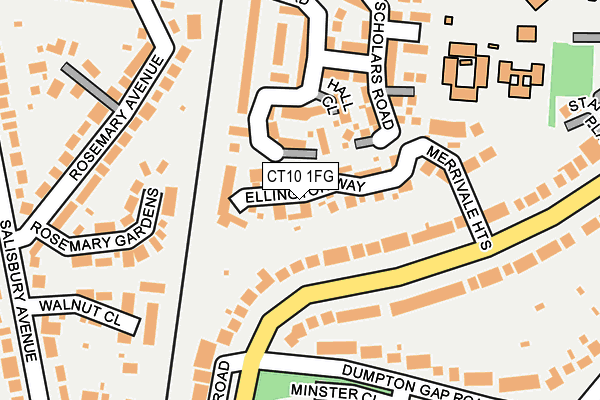 CT10 1FG map - OS OpenMap – Local (Ordnance Survey)