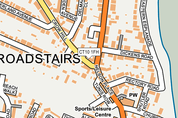 CT10 1FH map - OS OpenMap – Local (Ordnance Survey)