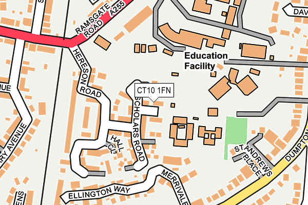 CT10 1FN map - OS OpenMap – Local (Ordnance Survey)