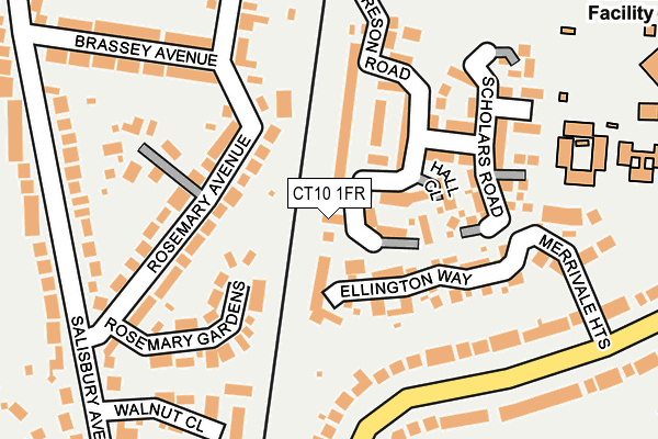 CT10 1FR map - OS OpenMap – Local (Ordnance Survey)
