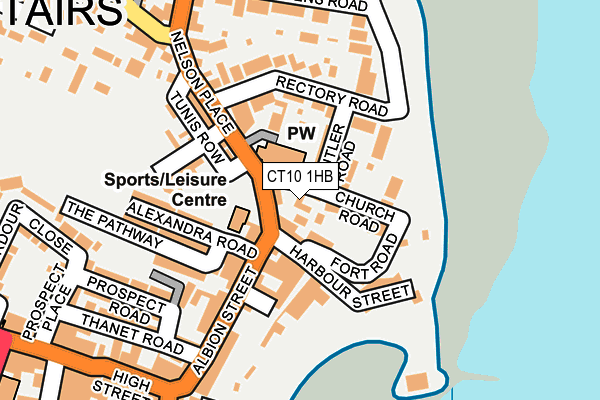 CT10 1HB map - OS OpenMap – Local (Ordnance Survey)