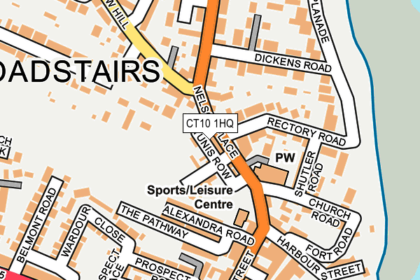 CT10 1HQ map - OS OpenMap – Local (Ordnance Survey)