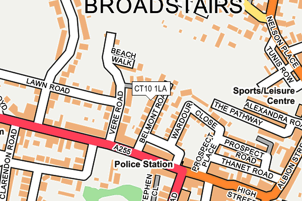 CT10 1LA map - OS OpenMap – Local (Ordnance Survey)