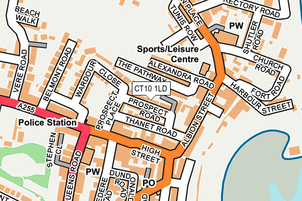 CT10 1LD map - OS OpenMap – Local (Ordnance Survey)