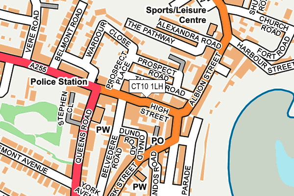 CT10 1LH map - OS OpenMap – Local (Ordnance Survey)