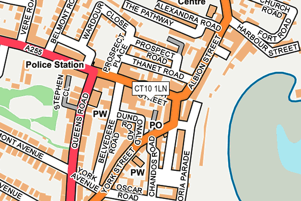 CT10 1LN map - OS OpenMap – Local (Ordnance Survey)