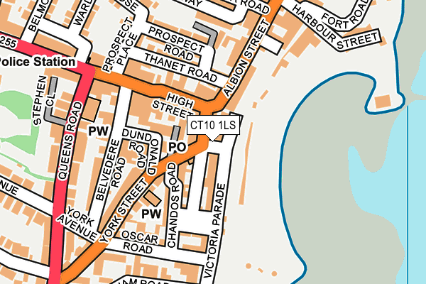 CT10 1LS map - OS OpenMap – Local (Ordnance Survey)