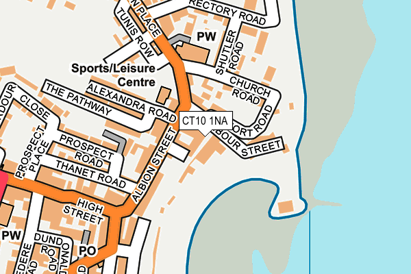 CT10 1NA map - OS OpenMap – Local (Ordnance Survey)