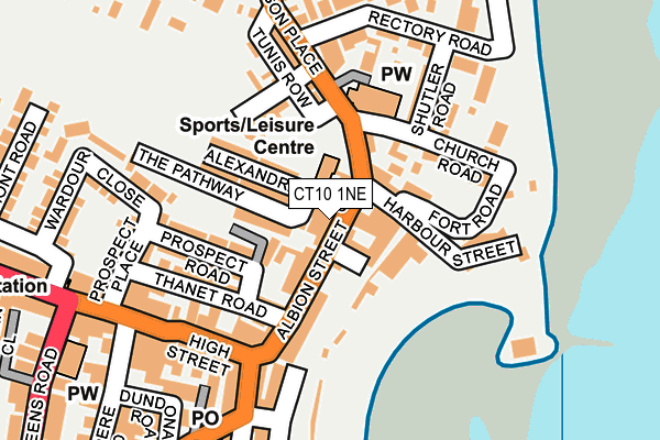 Map of ECSSS LIMITED at local scale