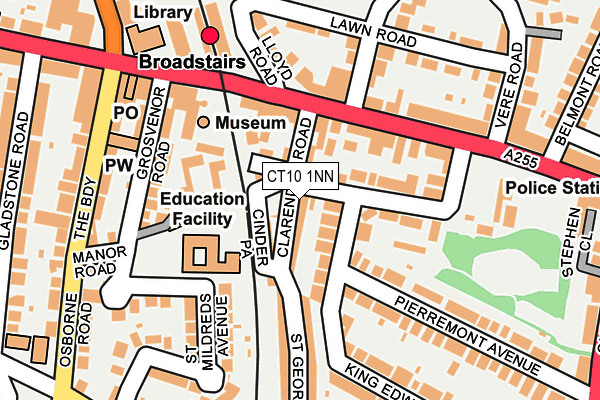 CT10 1NN map - OS OpenMap – Local (Ordnance Survey)