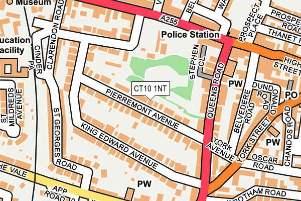 CT10 1NT map - OS OpenMap – Local (Ordnance Survey)