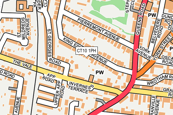 CT10 1PH map - OS OpenMap – Local (Ordnance Survey)
