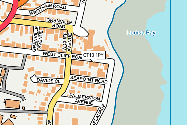 CT10 1PY map - OS OpenMap – Local (Ordnance Survey)