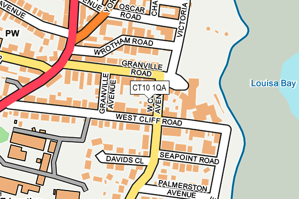 CT10 1QA map - OS OpenMap – Local (Ordnance Survey)