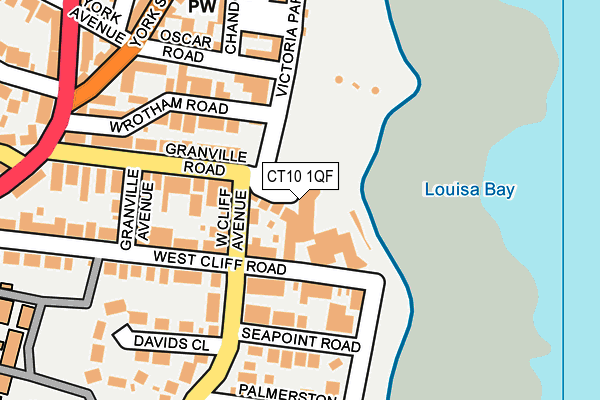 CT10 1QF map - OS OpenMap – Local (Ordnance Survey)