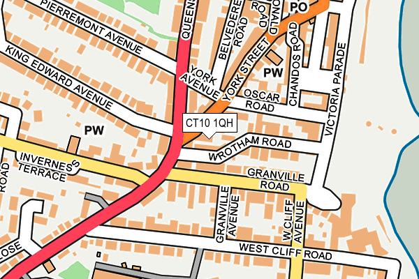 CT10 1QH map - OS OpenMap – Local (Ordnance Survey)