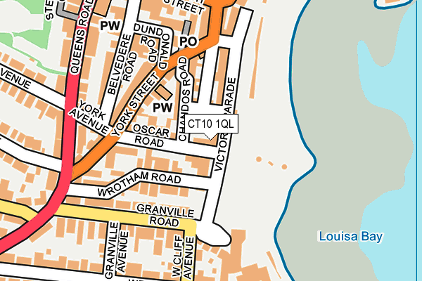 CT10 1QL map - OS OpenMap – Local (Ordnance Survey)