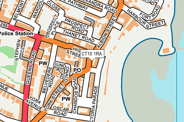 CT10 1RA map - OS OpenMap – Local (Ordnance Survey)
