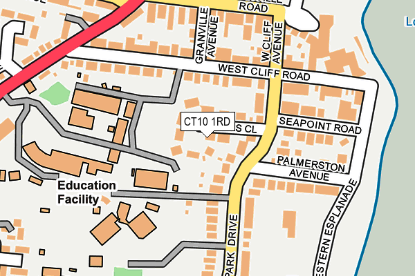 CT10 1RD map - OS OpenMap – Local (Ordnance Survey)