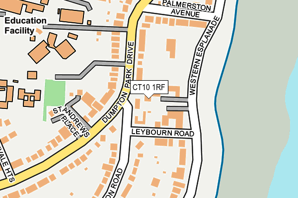 CT10 1RF map - OS OpenMap – Local (Ordnance Survey)