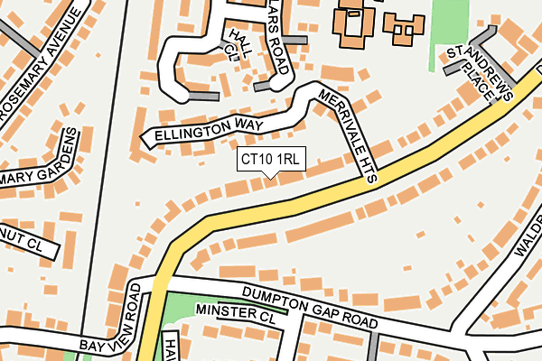 CT10 1RL map - OS OpenMap – Local (Ordnance Survey)