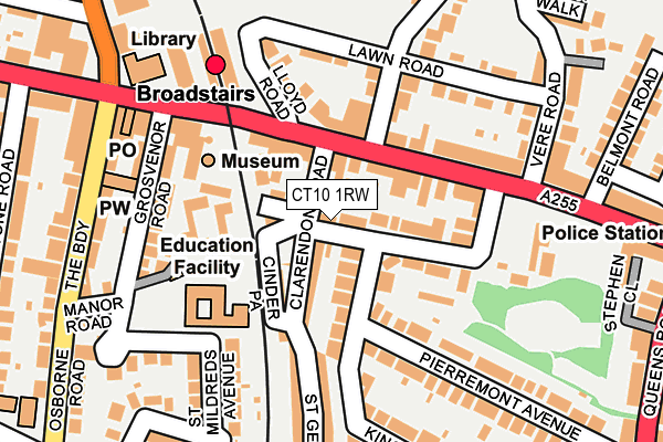 CT10 1RW map - OS OpenMap – Local (Ordnance Survey)