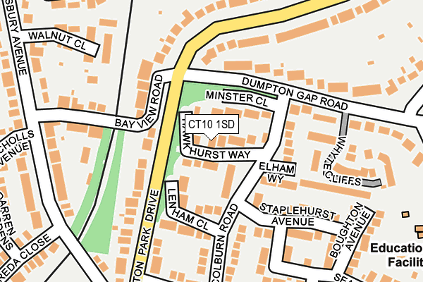 CT10 1SD map - OS OpenMap – Local (Ordnance Survey)