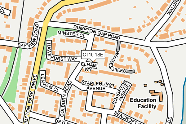 CT10 1SE map - OS OpenMap – Local (Ordnance Survey)