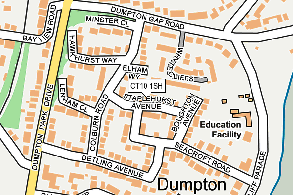 CT10 1SH map - OS OpenMap – Local (Ordnance Survey)