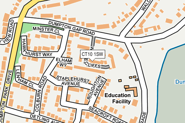 CT10 1SW map - OS OpenMap – Local (Ordnance Survey)