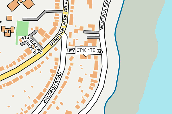 CT10 1TE map - OS OpenMap – Local (Ordnance Survey)