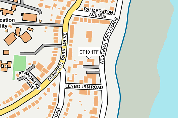 CT10 1TF map - OS OpenMap – Local (Ordnance Survey)