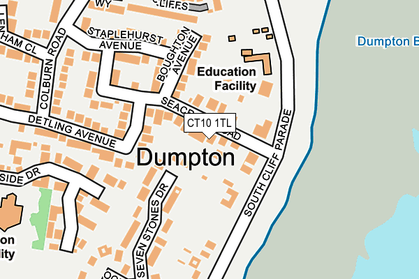 CT10 1TL map - OS OpenMap – Local (Ordnance Survey)