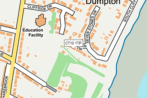 CT10 1TP map - OS OpenMap – Local (Ordnance Survey)